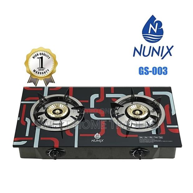 Nunix Table Top Glass 2 Burner - main view