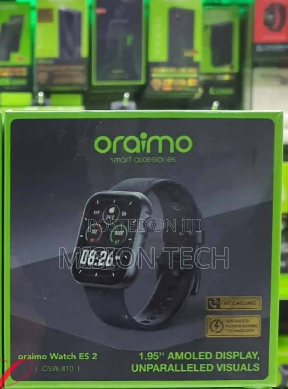 Oraimo Watch ES 2 OSW-810 AMOLED Screen BT Call Smart Watch
