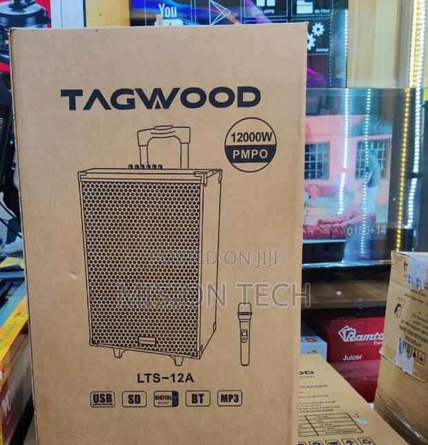 *Tagwood 12" Trolley Speaker With Bluetooth Connectivity
