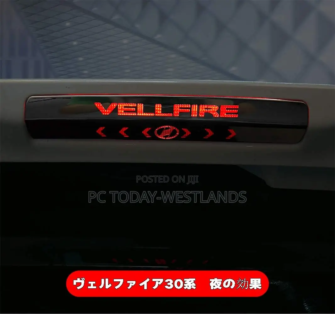 Vellfire 20 Series Brake High Mount Stop Lamp Cover Steel