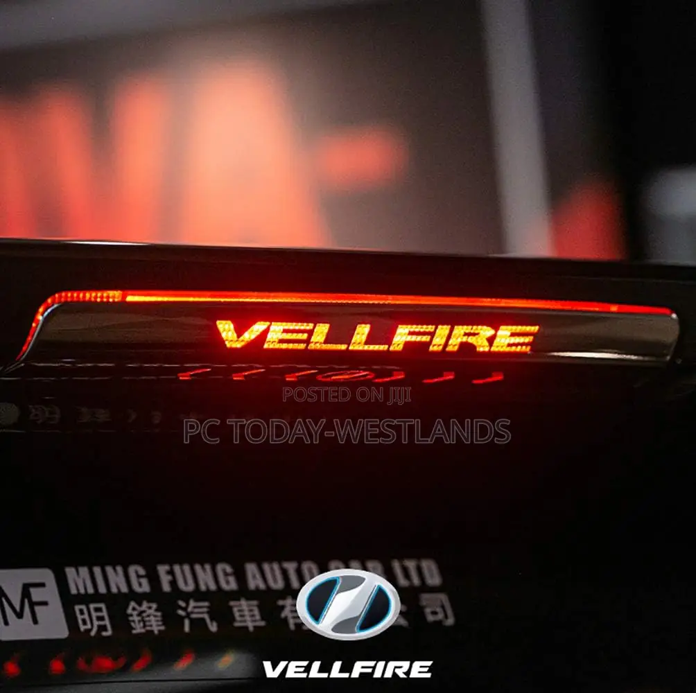 Vellfire 20 Series Brake High Mount Stop Lamp Cover Steel