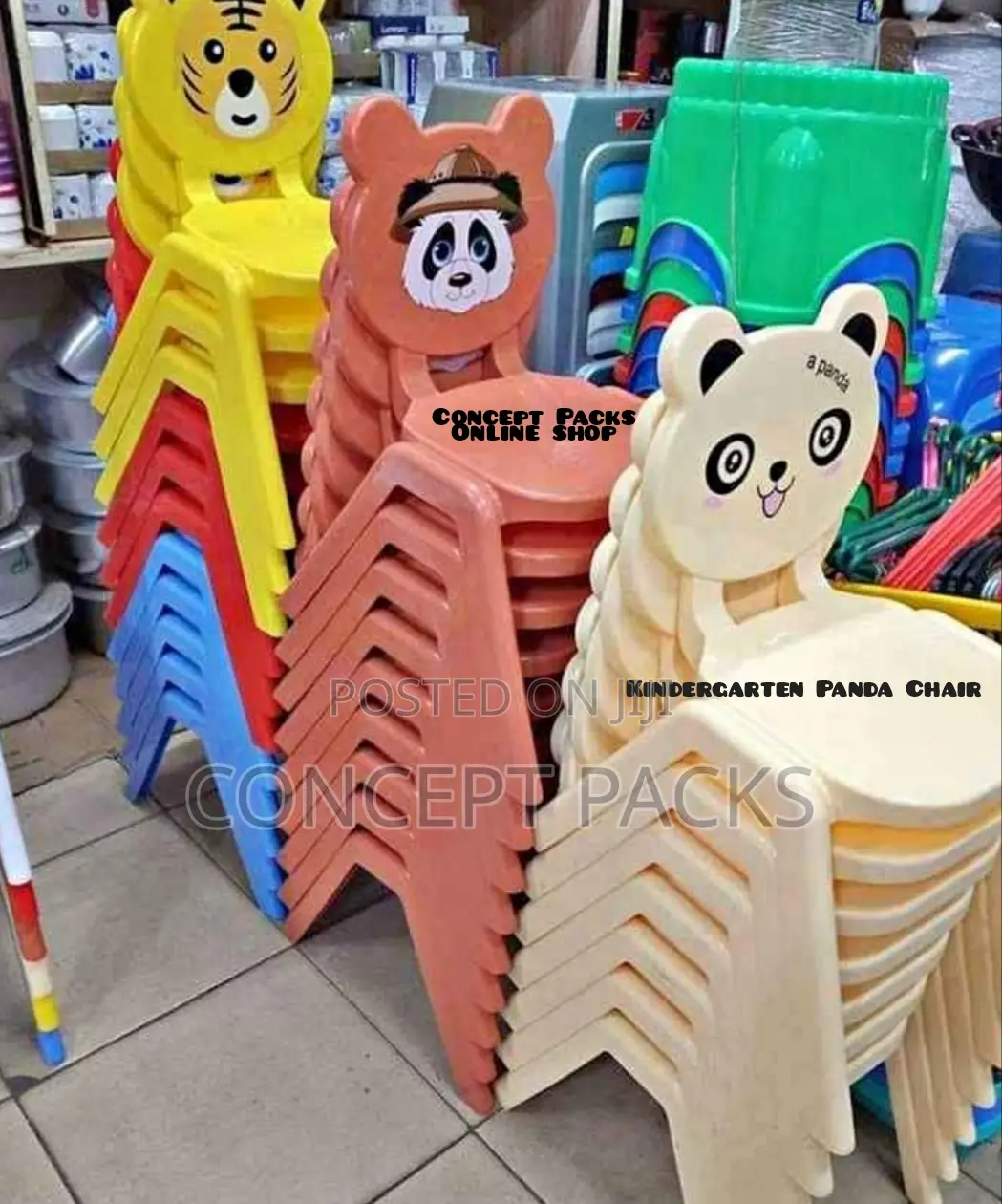 Kindergarten Panda Chair.