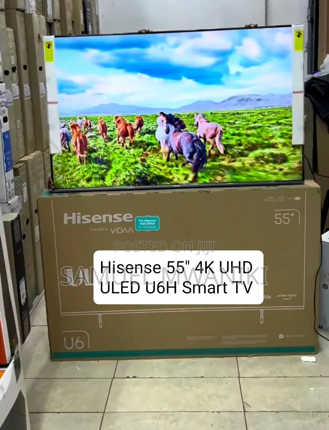 Hisense 55′′ Uled Qled Smart Uhd Tv Hdr+ With Voice Control