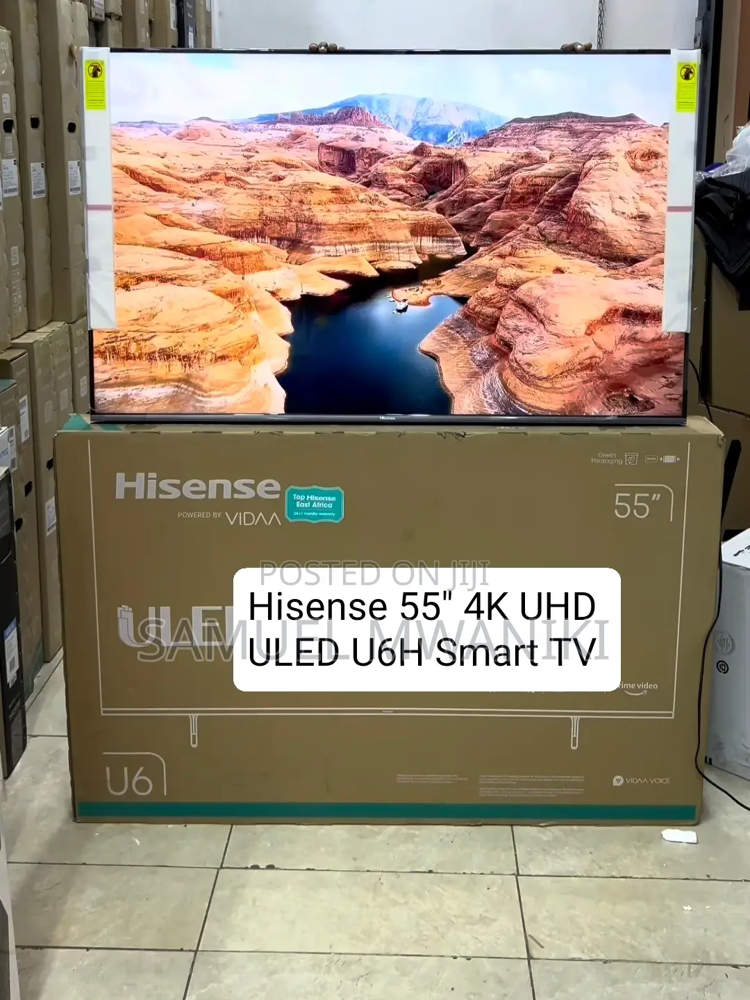 Hisense 55′′ Uled Qled Smart Uhd Tv Hdr+ With Voice Control