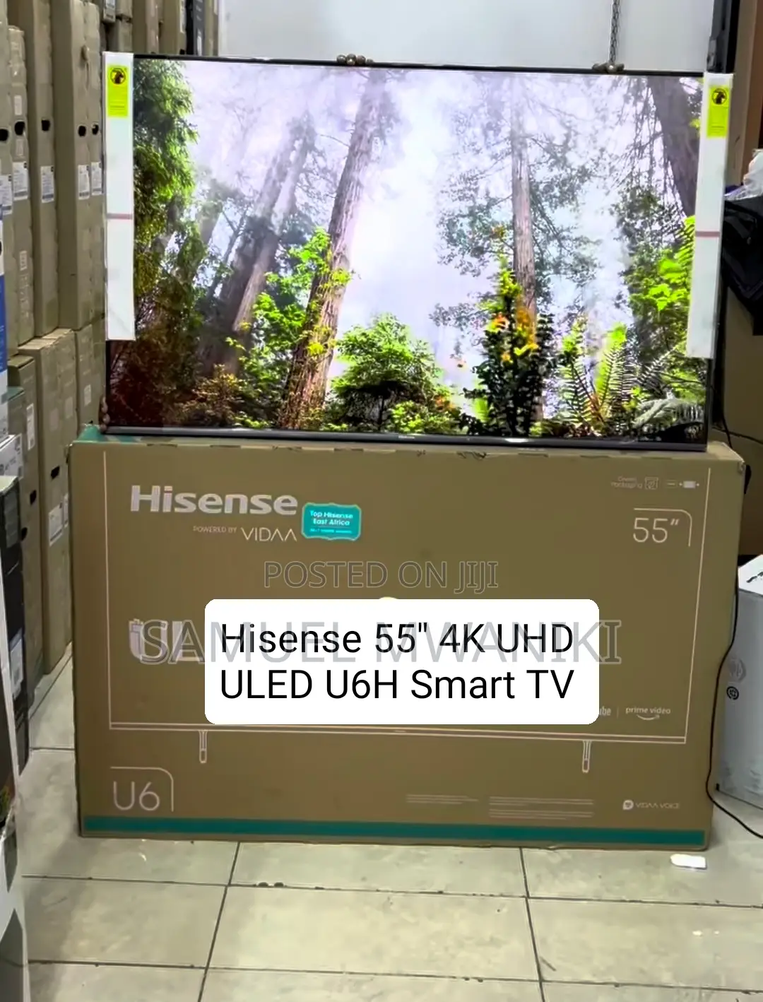 Hisense 55′′ Uled Qled Smart Uhd Tv Hdr+ With Voice Control