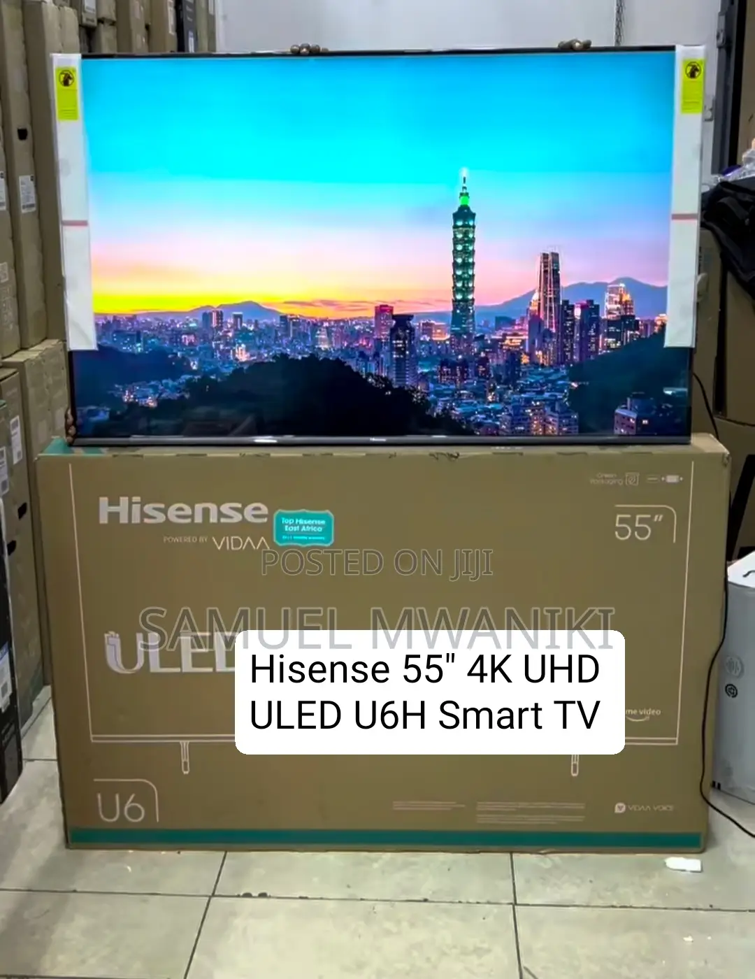 Hisense 55′′ Uled Qled Smart Uhd Tv Hdr+ With Voice Control