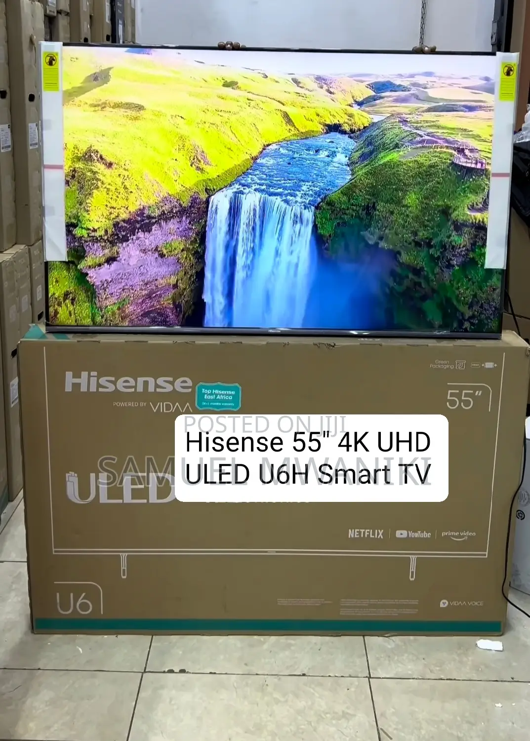 Hisense 55′′ Uled Qled Smart Uhd Tv Hdr+ With Voice Control
