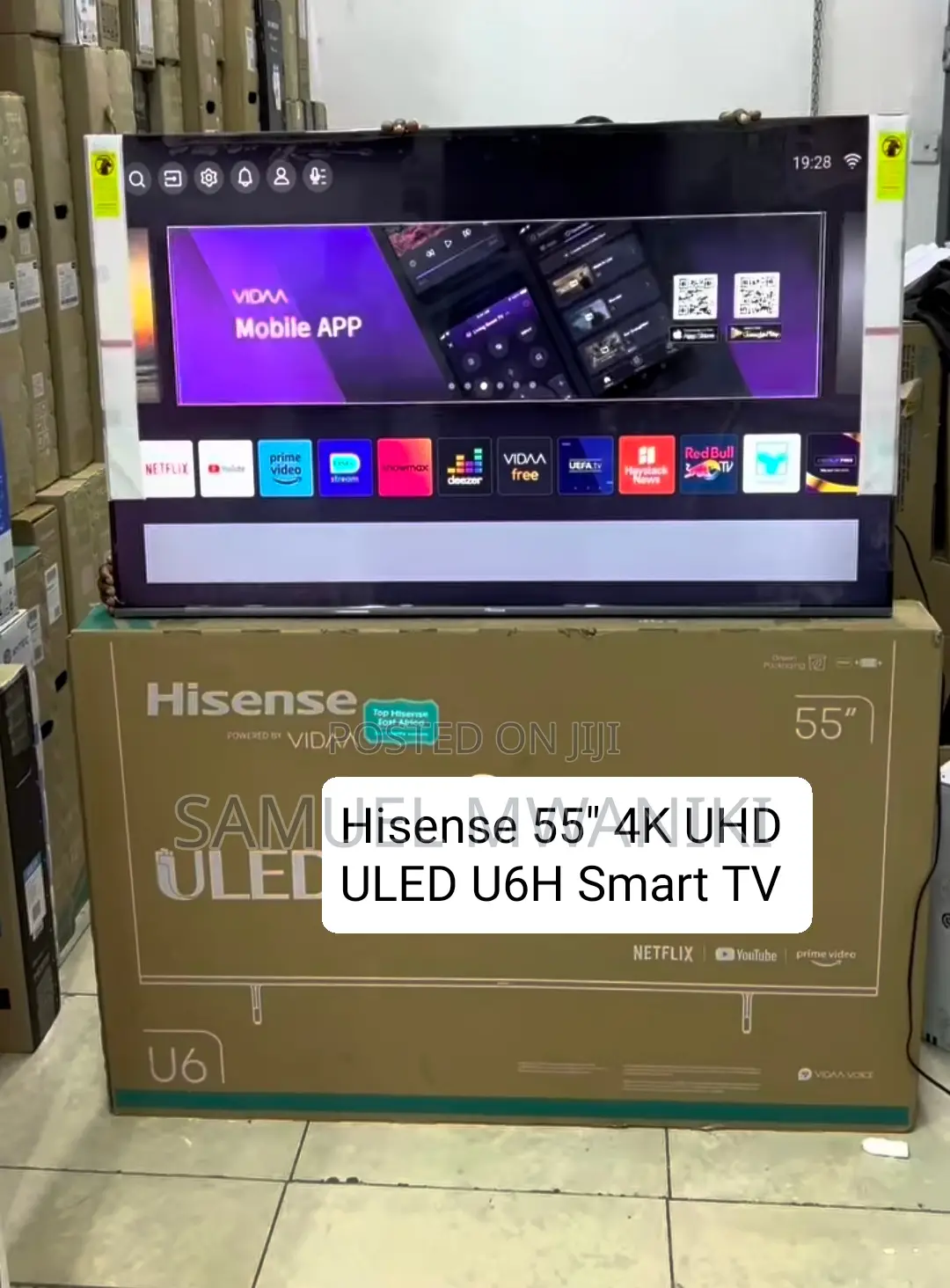 Hisense 55′′ Uled Qled Smart Uhd Tv Hdr+ With Voice Control