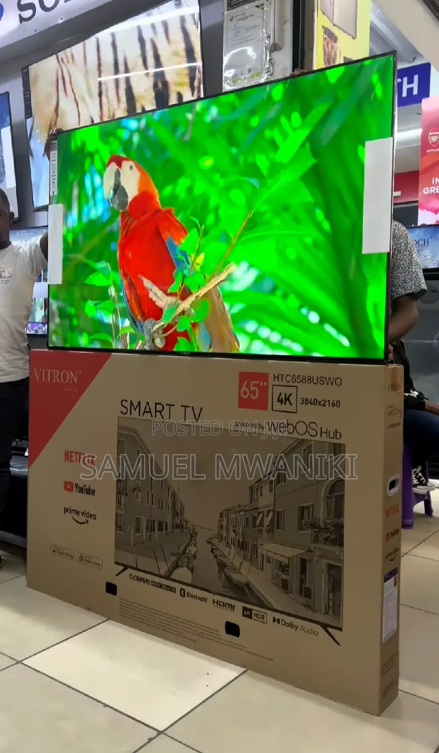 Vitron 65" Uhd Webos Smart Tv Frameless Magic Remote Hdr+