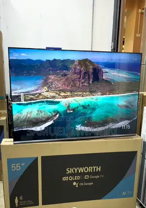 Skyworth 55" Qled Uhd Google Smart Tv Frameless 2024 Model