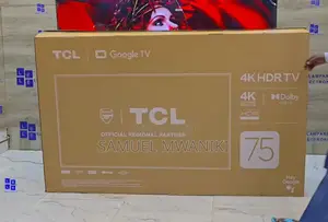 TCL 75′′ Uhd HDR Google Tv With Voice Command HDR 10+