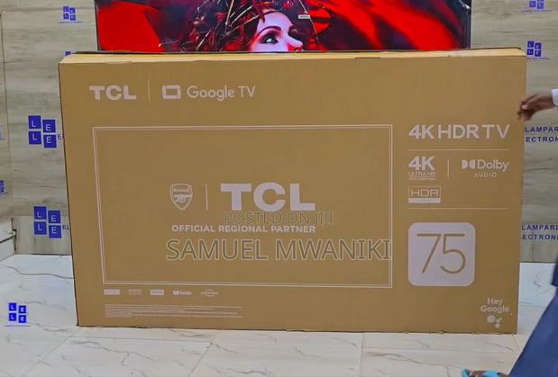 TCL 75′′ Uhd HDR Google Tv With Voice Command HDR 10+