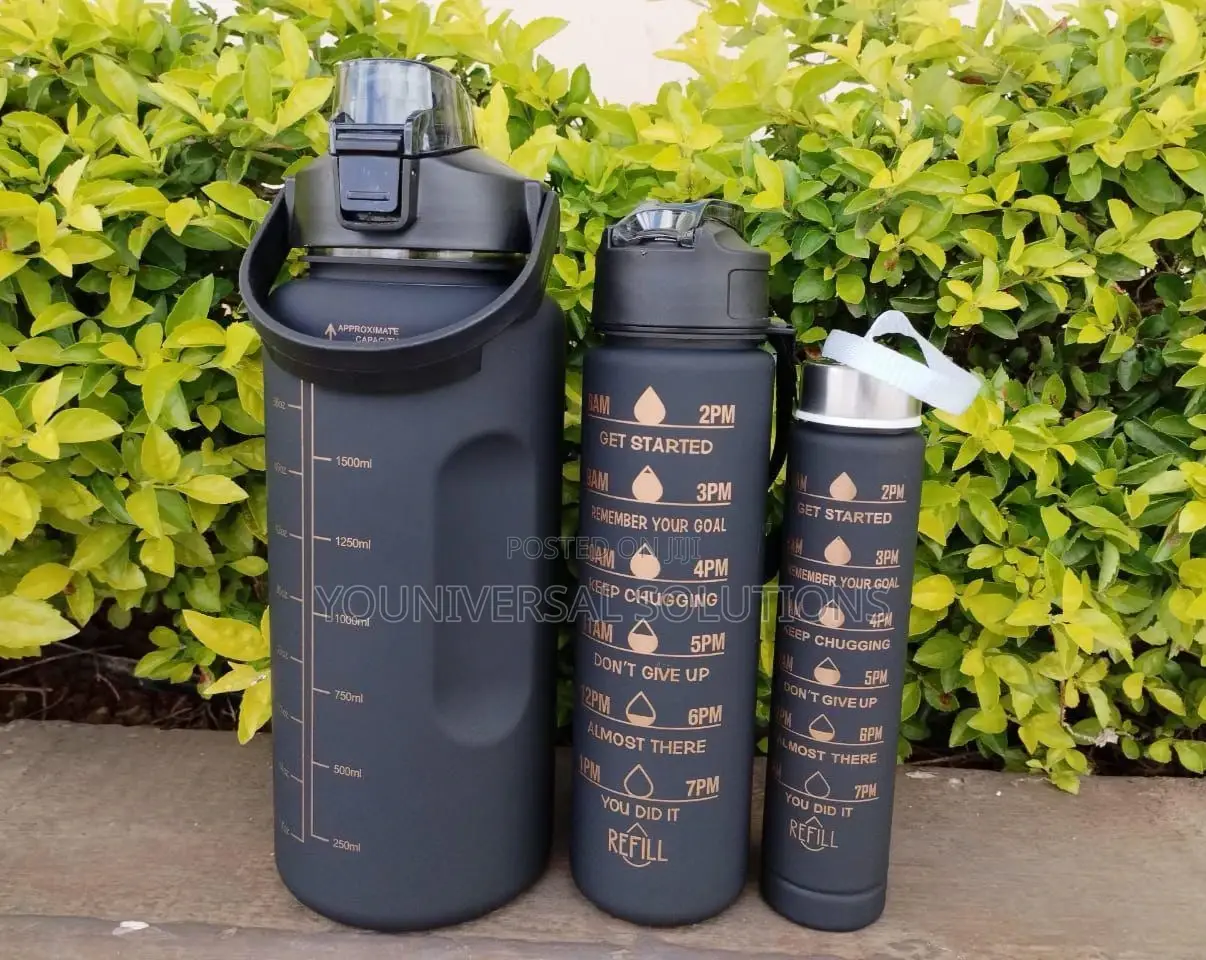 2ltrs,900ml and 500 MLS Water Bottles ( All in 1)