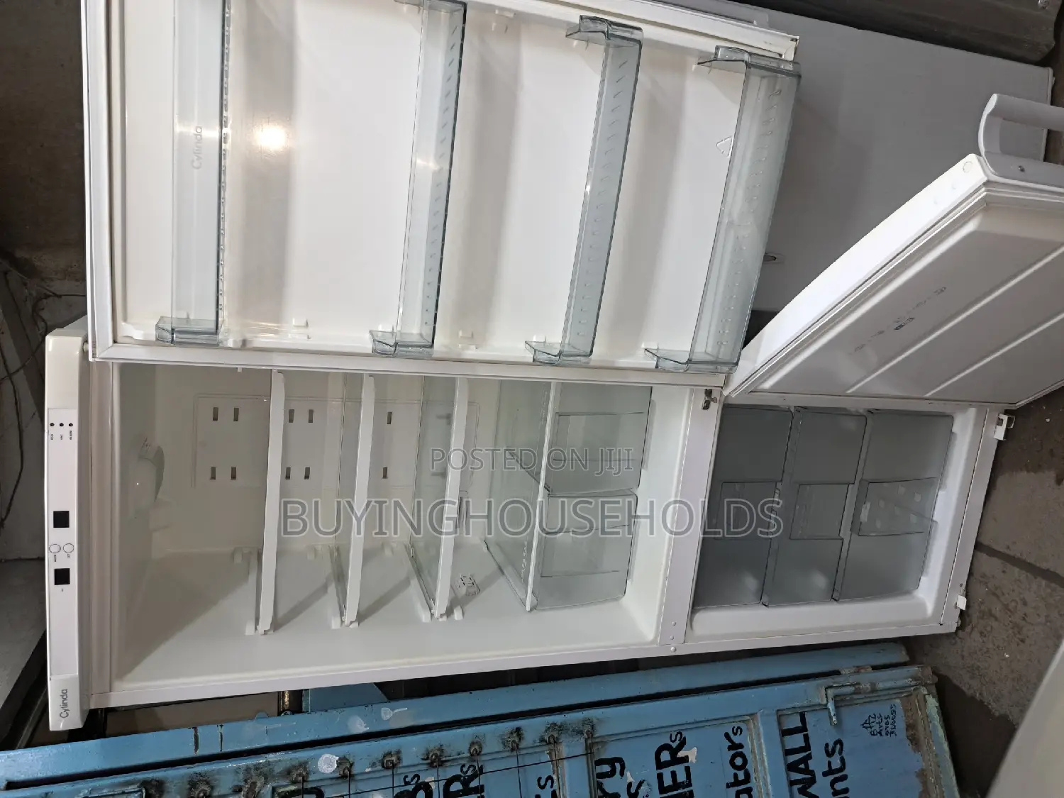 Cylinda 400L Exuk Bottom Freezer Fridge