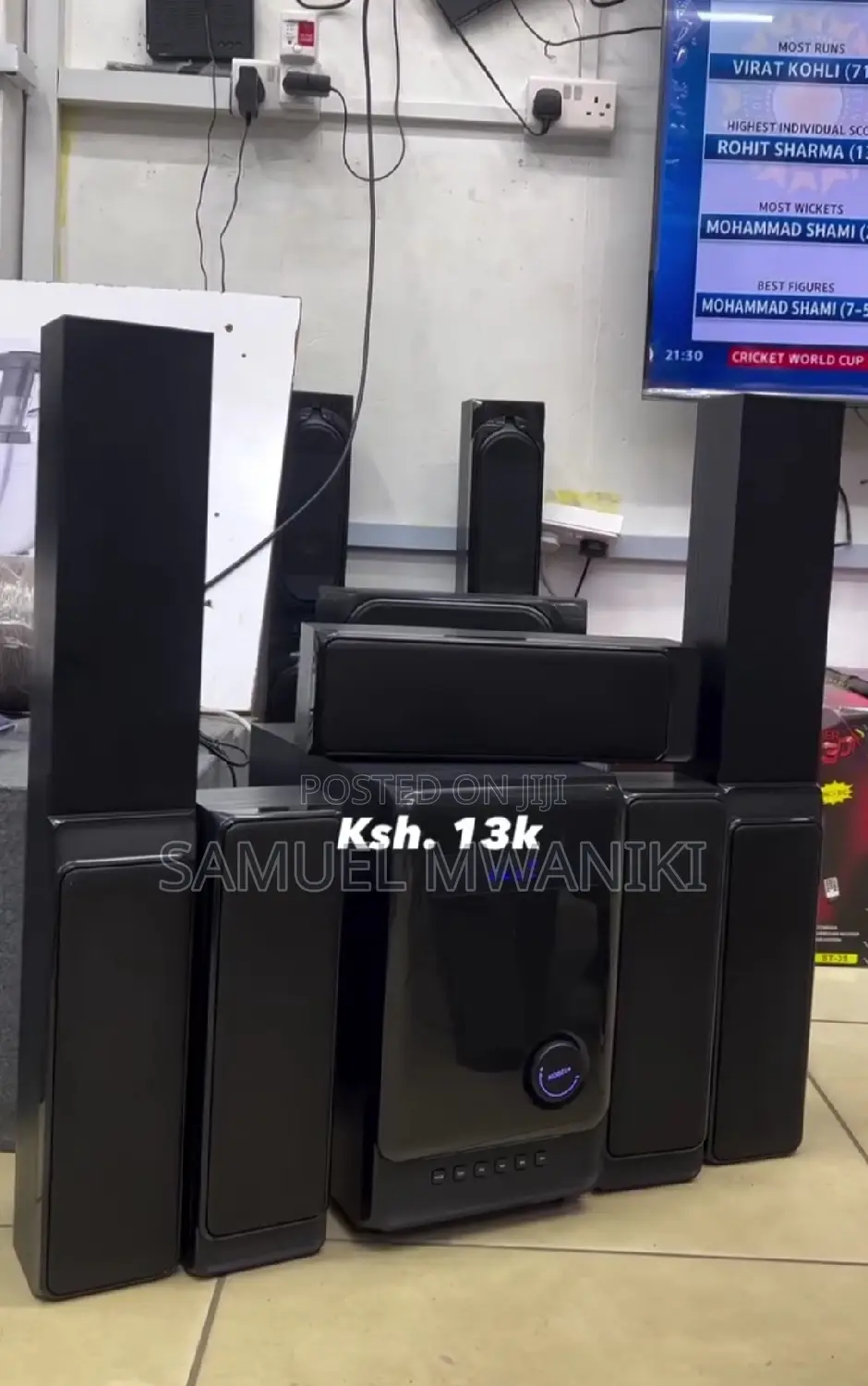 Nobel Plus NB1211 5.1 Subwoofer Bluetooth System 22000W PMPO