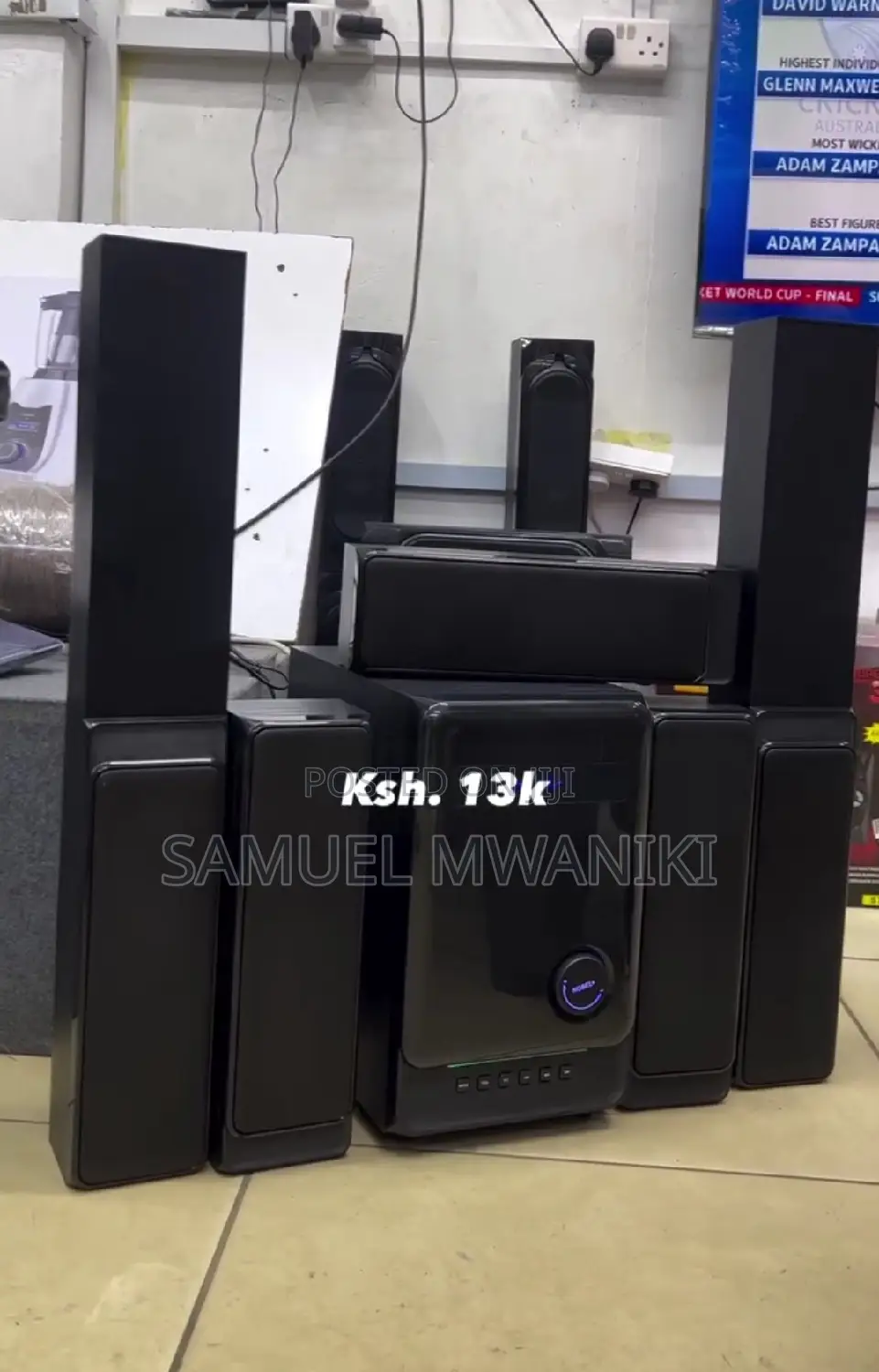 Nobel Plus NB1211 5.1 Subwoofer Bluetooth System 22000W PMPO