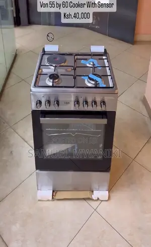 VON Cooker 3 Gas + 1 Electric Hotplate With Electric Oven