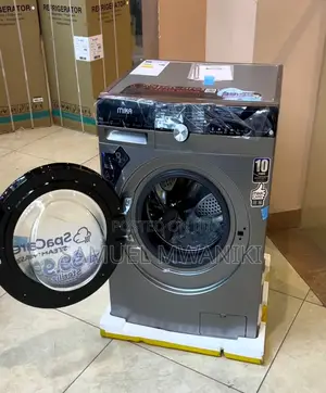 Mika Washing Machine 8KG Automatic Front Load Silver