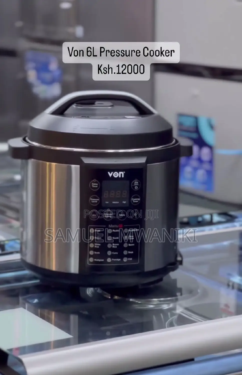 Von Hotpoint Pressure Cooker 1000W - 6L