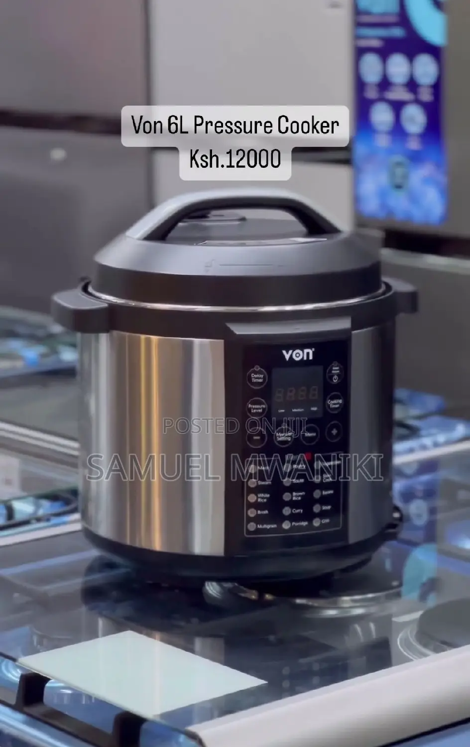 Von Hotpoint Pressure Cooker 1000W - 6L