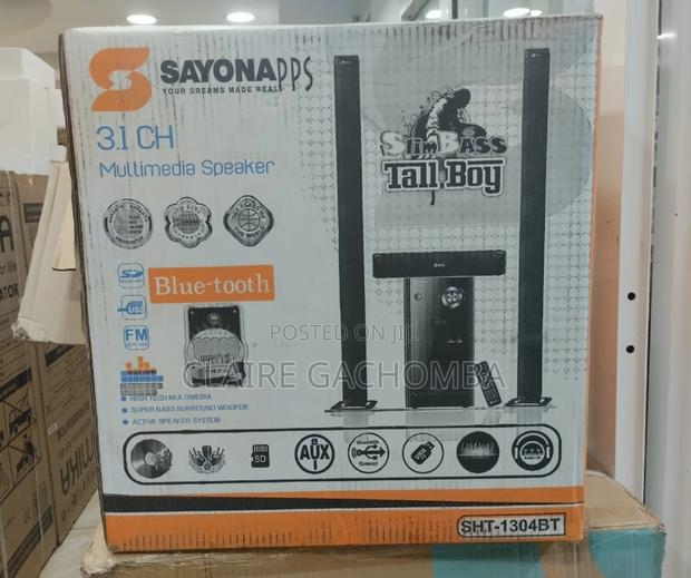 Sayona SHT 1304 Subwoofer, Medium Range Tall Boy Speaker New