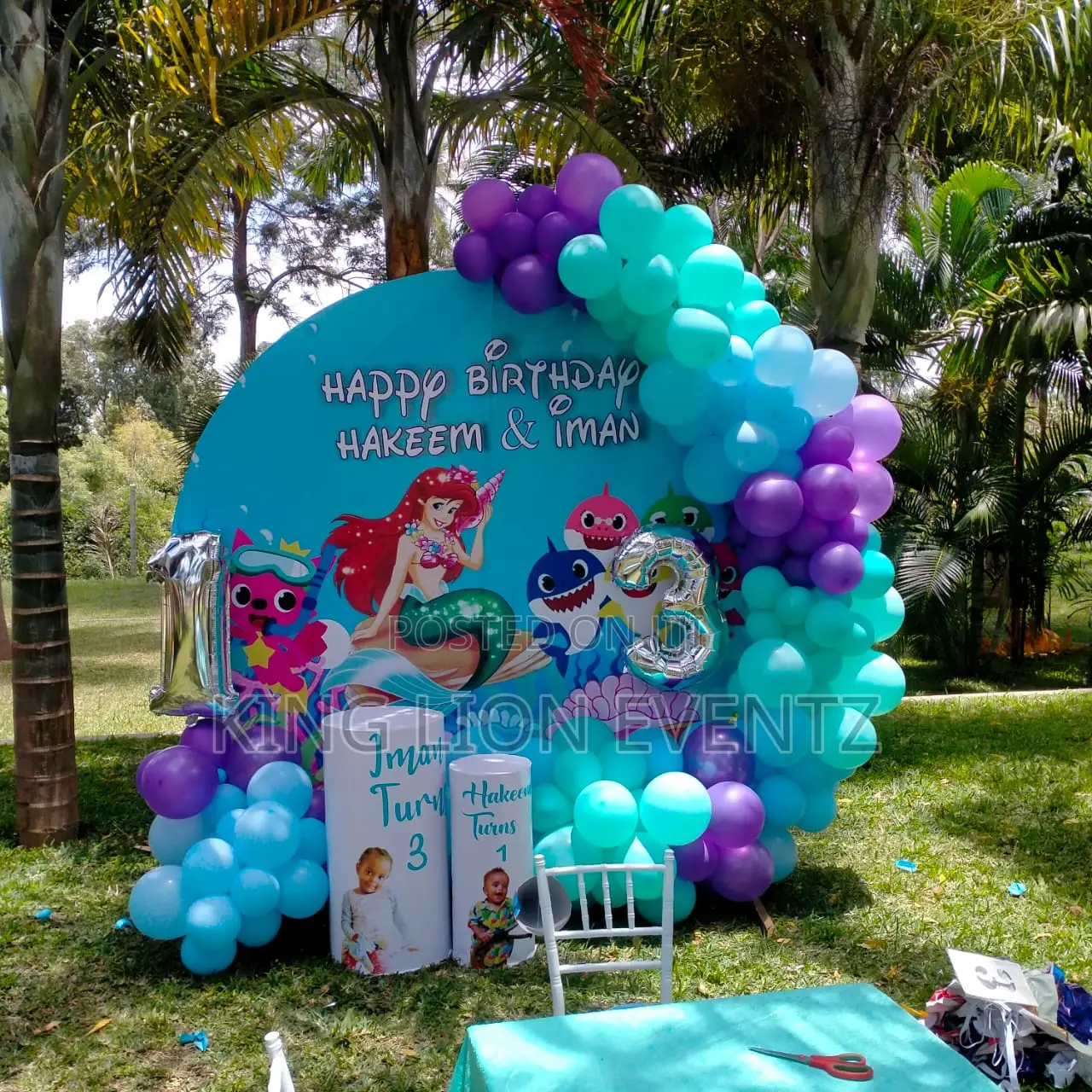 Birthday Party Set Up