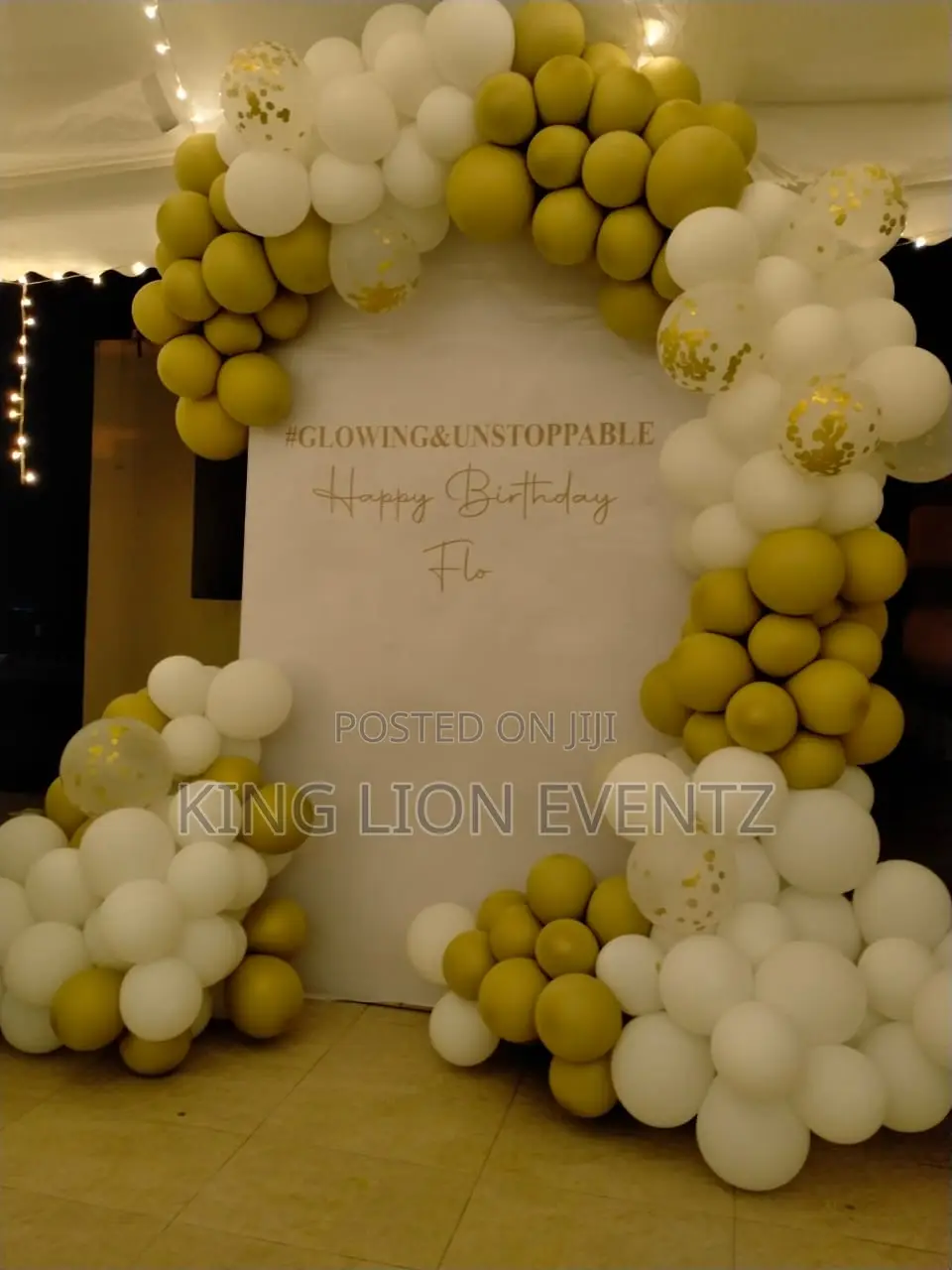Birthday Party Set Up