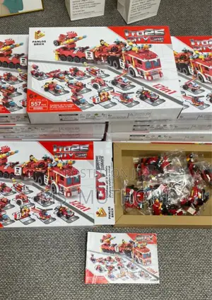 City Fire Brigade 557 Building Bricks °12 Designs