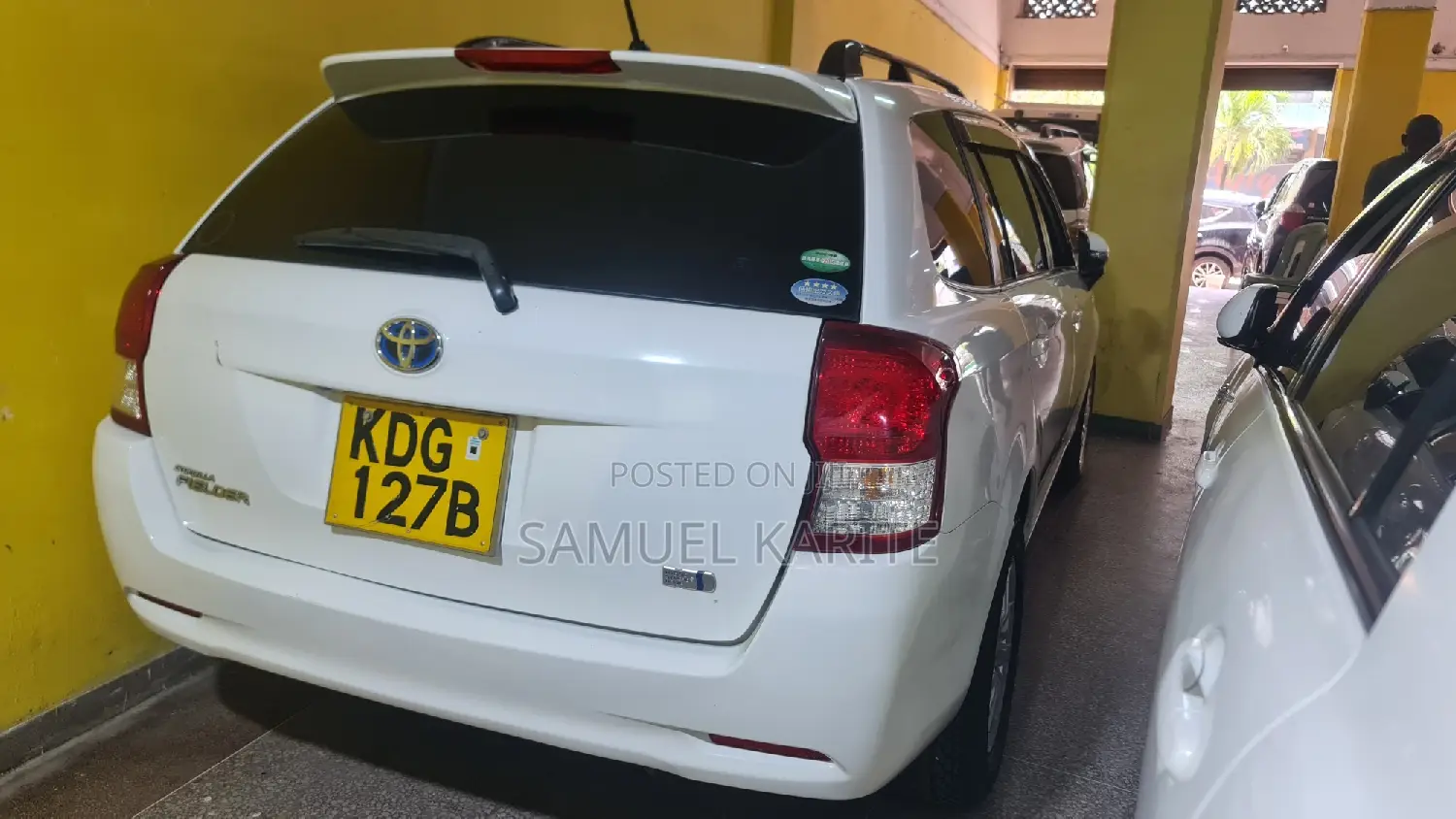 Toyota Corolla Fielder 2014 White