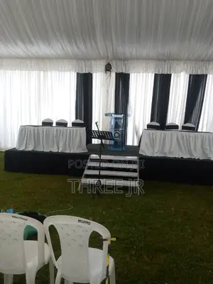 Stage Set Up for Cleargy in Funeral Service