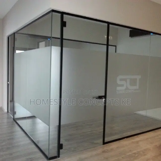 Framed Frameless Glass Aluminium Coated Partition Renovation