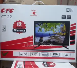 CTC 22 Inch Digital TV With Inbuilt Decorder