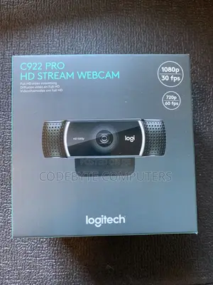 Logitech C922 Pro Stream Webcam- Tripod Included