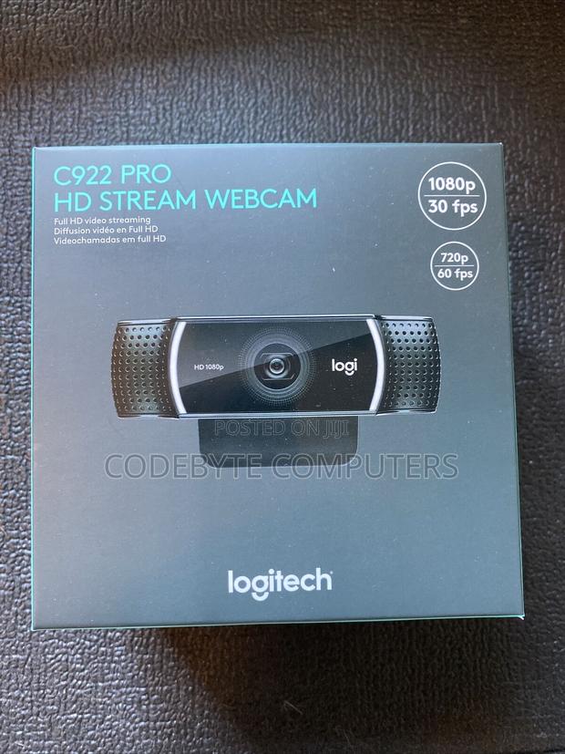 Logitech C922 Pro Stream Webcam- Tripod Included - main view