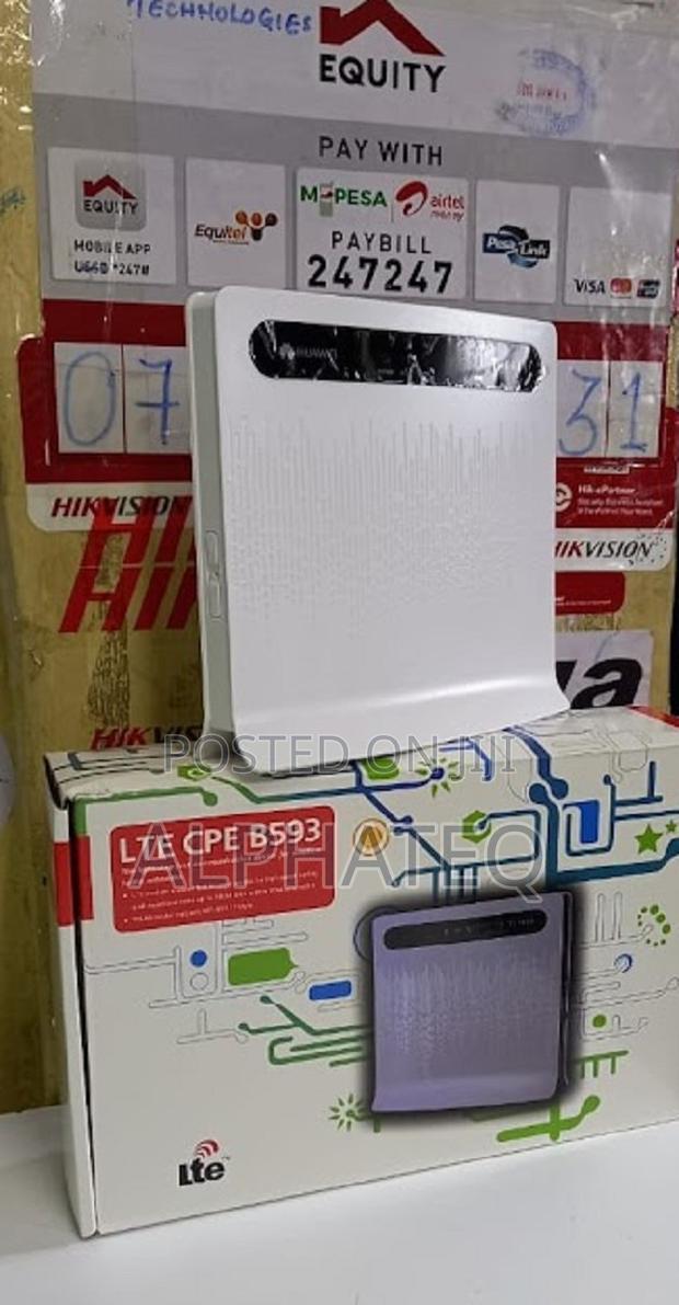 Huawei Simcard Router B593 Safaricom Airtel Telkomke Network