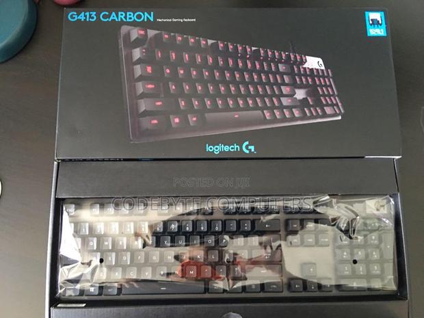 Logitech G413 Backlit Mechanical Gaming Keyboard– Carbon - thumbnail 2