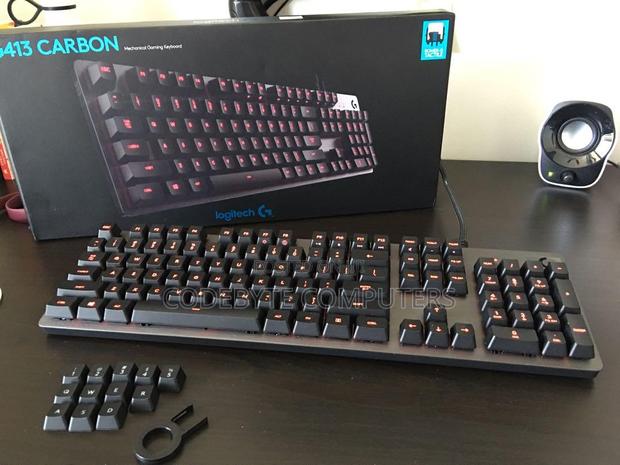 Logitech G413 Backlit Mechanical Gaming Keyboard– Carbon - main view