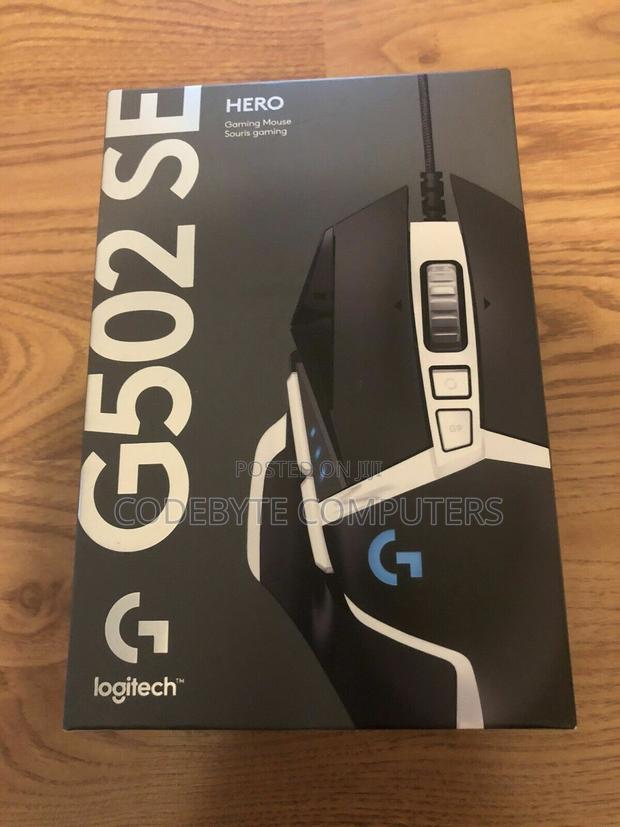 Logitech G502 SE Hero Gaming Mouse - Black and White SE - main view