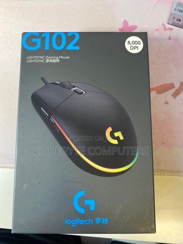 Logitech G102 LIGHTSYNC Corded Gaming Mouse - BLUE - main view