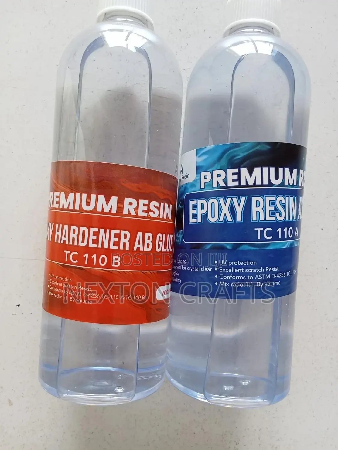 Epoxy Resin and Hardener Both 1 Kg, 1:1 Ratio