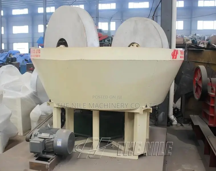 1200 Wet Pan Milling Machine for Gold Rock Mining Equipment