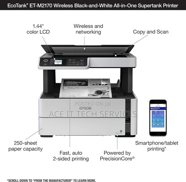 Epson Ecotank ET-M2170 Wireless Mono Duplex All-in-One - main view