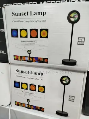 Home Decor/ Sunset Lamp/Rainbow Lights