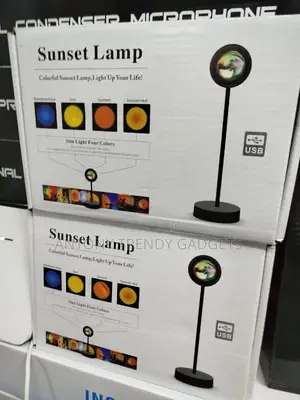 Home Decor/ Sunset Lamp/Rainbow Lights