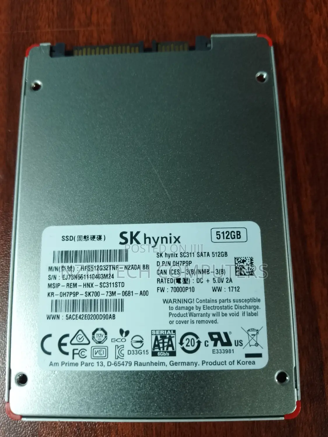 Solid State Harddrive