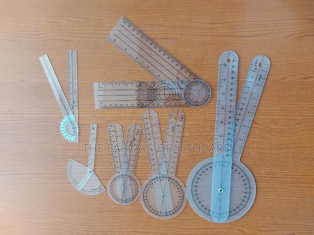 Goniometer Set 6pcs. - Full and Half Circle