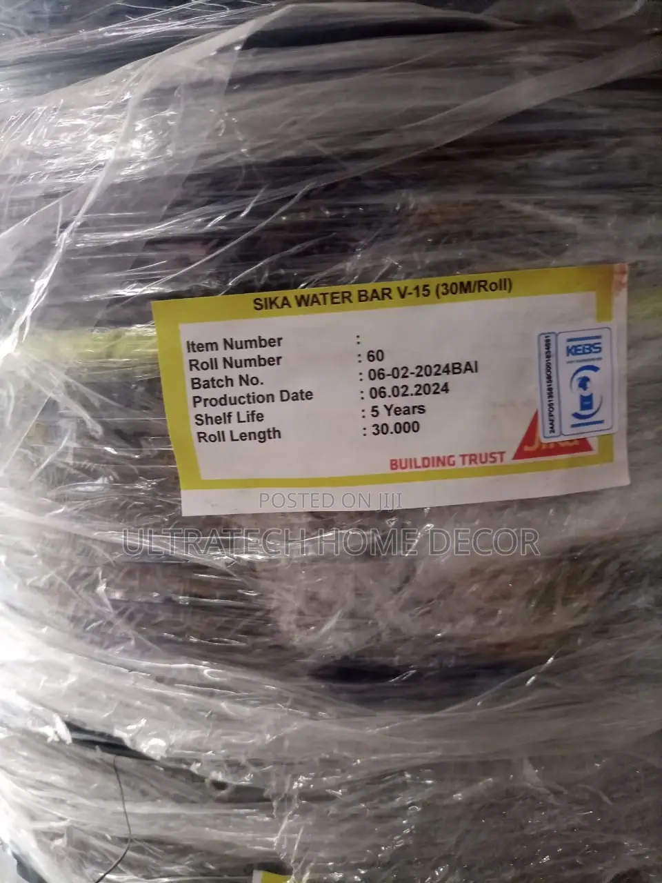 Waterbar V15 (30mtr/Roll)