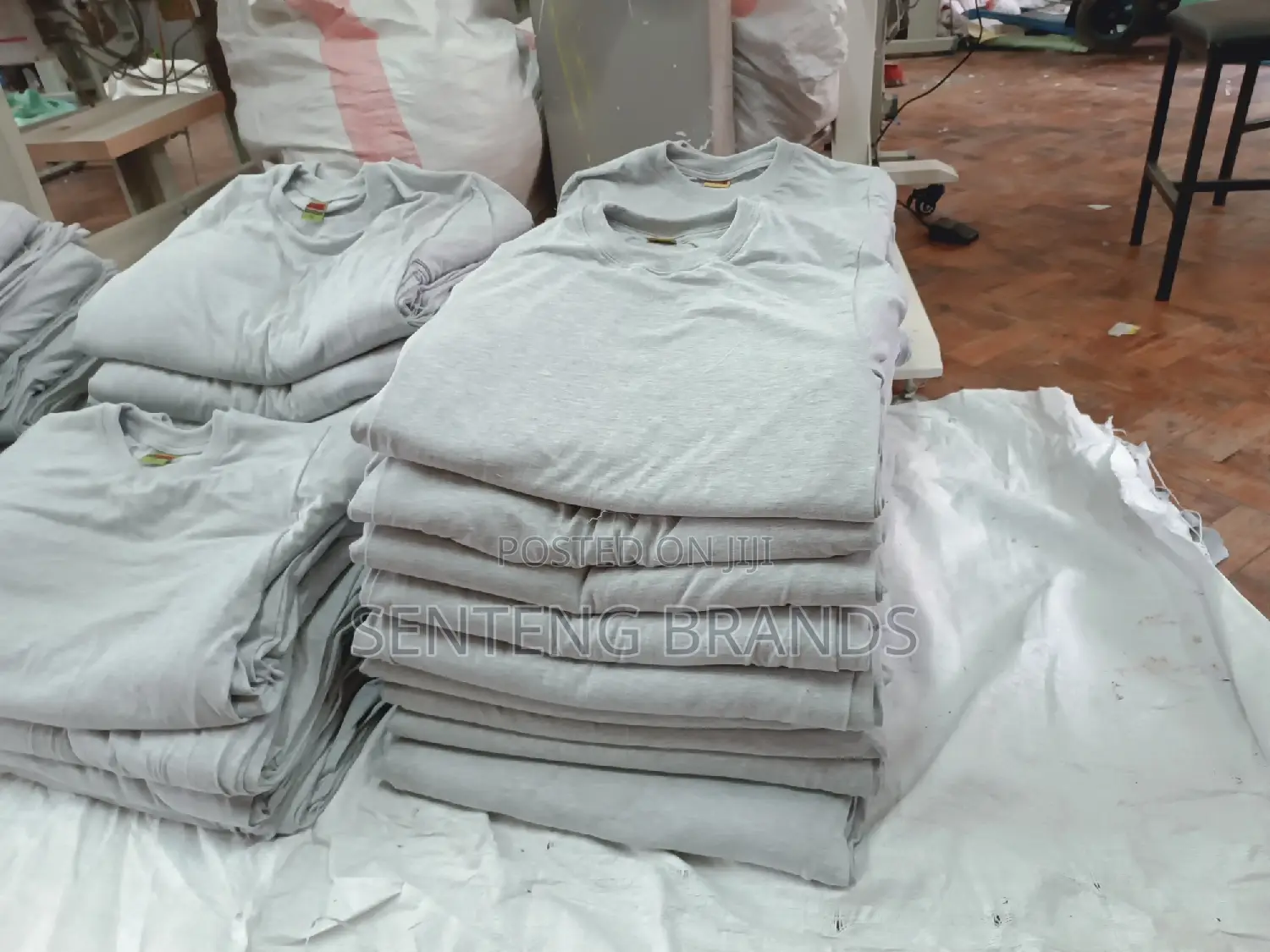 Ash Grey Round Neck T-Shirts