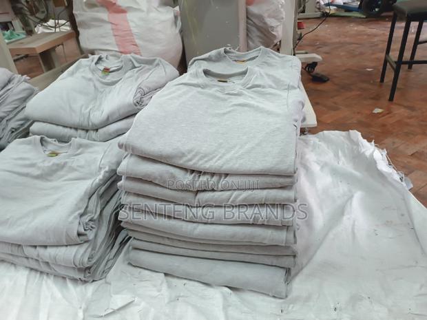 Ash Grey Round Neck T-Shirts