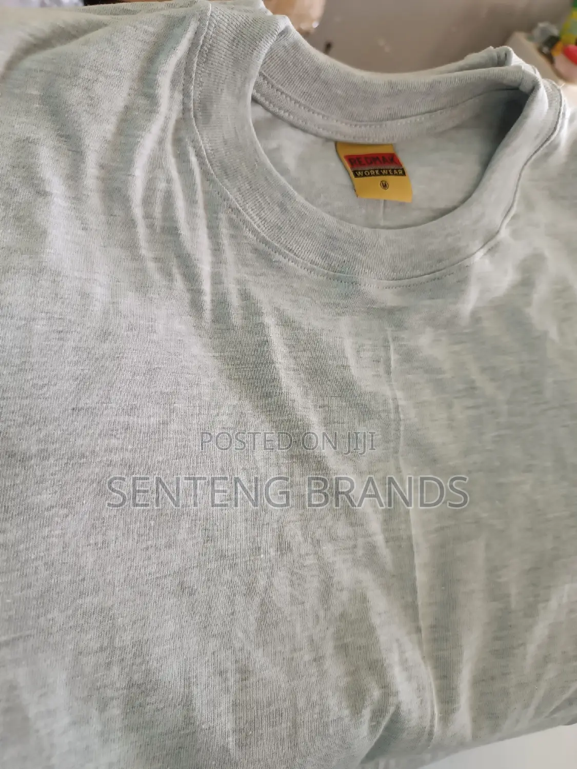 Ash Grey Round Neck T-Shirts